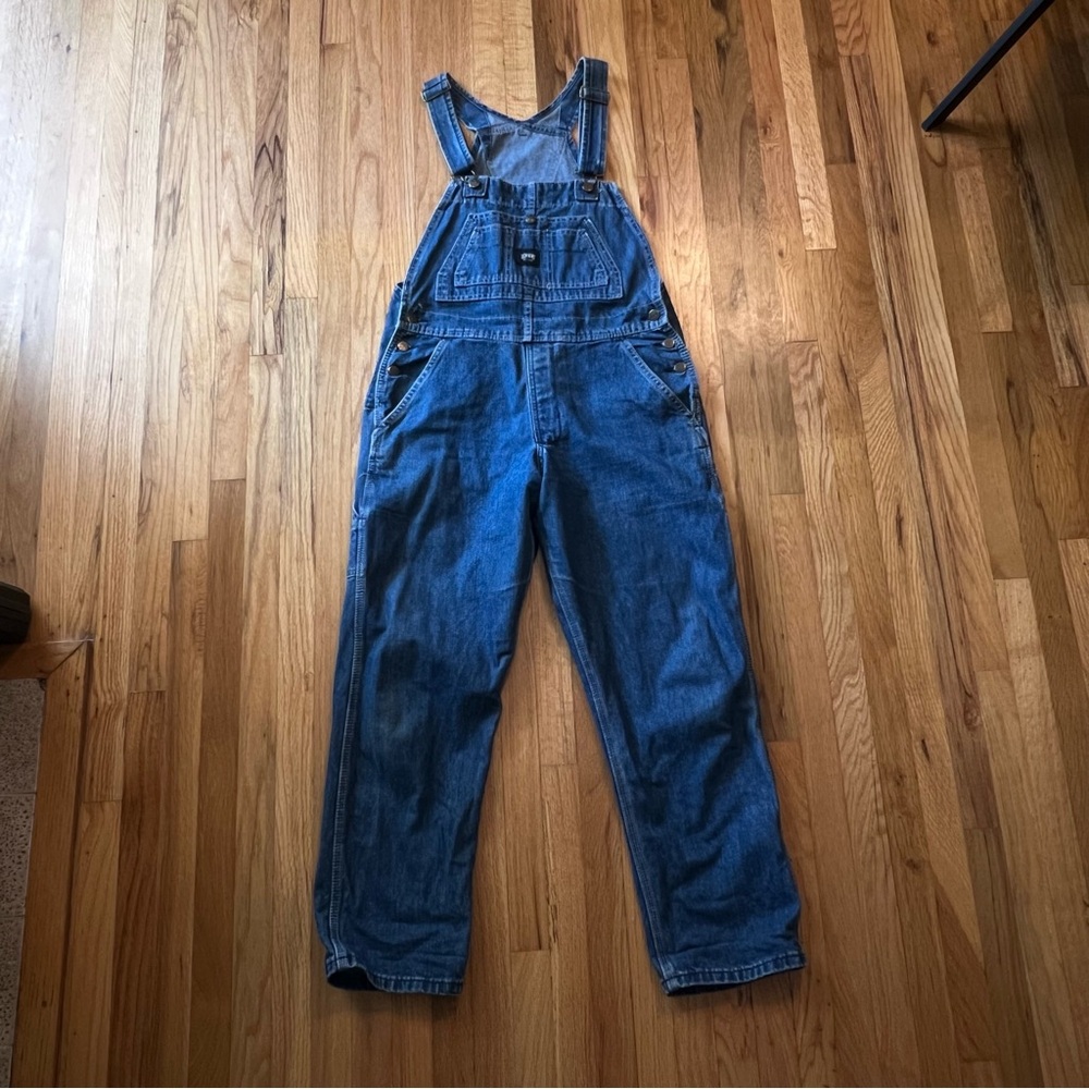 Vintage Key Blue Denim Overalls